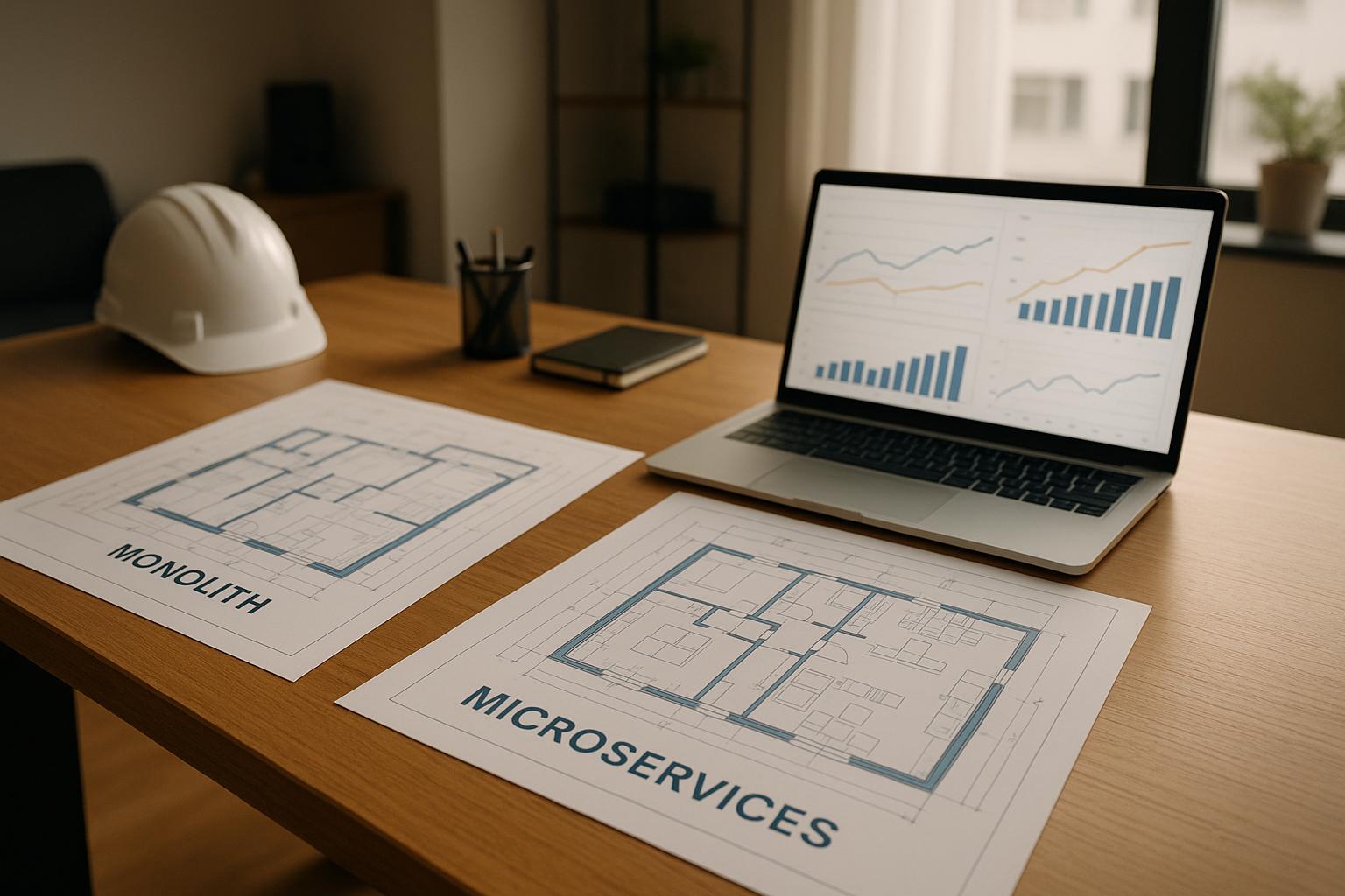 Construction Software Architecture: Microservices vs Monolith Performance Test